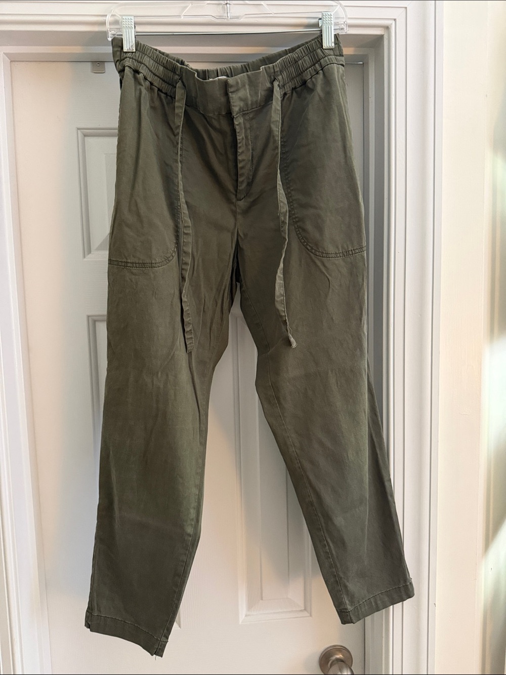 Olive Green Drawstring joggers